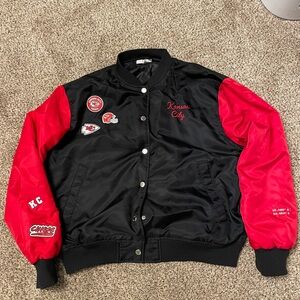 Kansas City chiefs bomber jacket women’s size XXL (fits like medium)